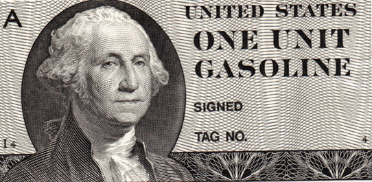 1974 Gas Ration Coupon
